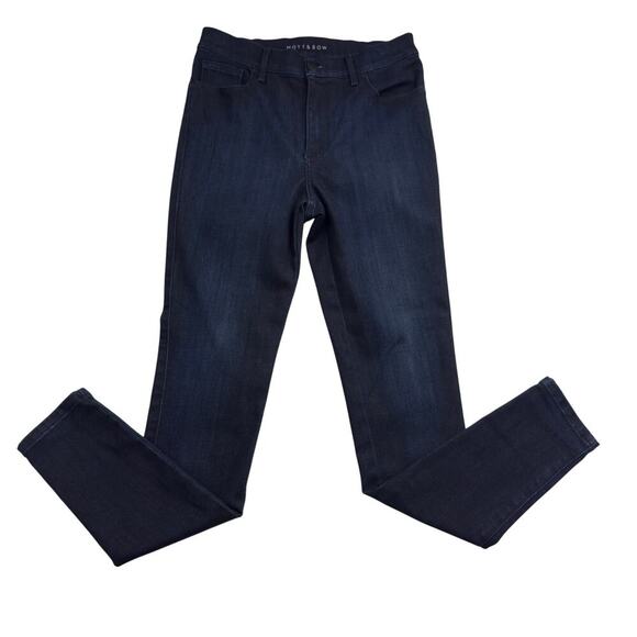Mott & Bow High-Rise Skinny Dark Wash Stretch Comfy Jeans Women's Size 29 - Picture 3 of 8